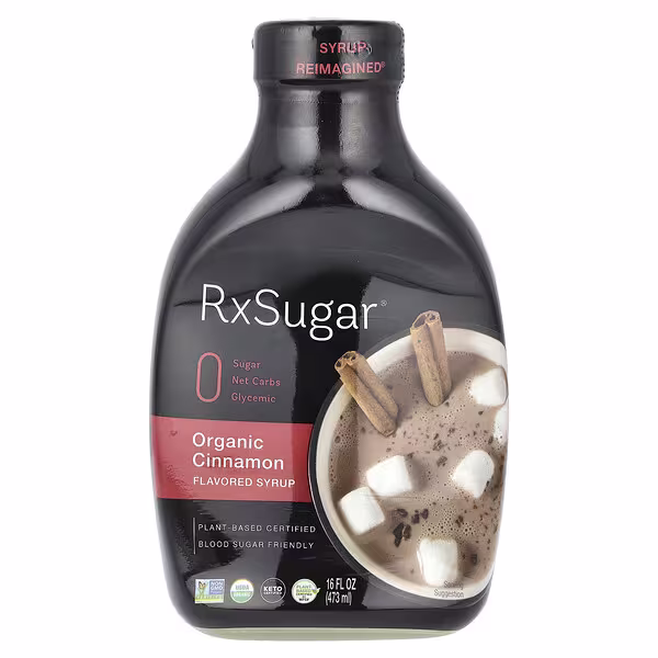 RxSugar, Organic Cinnamon Syrup, 16 fl oz (473 ml)