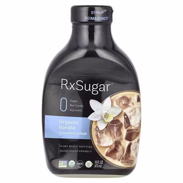 RxSugar, Organic Vanilla Syrup, 16 fl oz (473 ml)