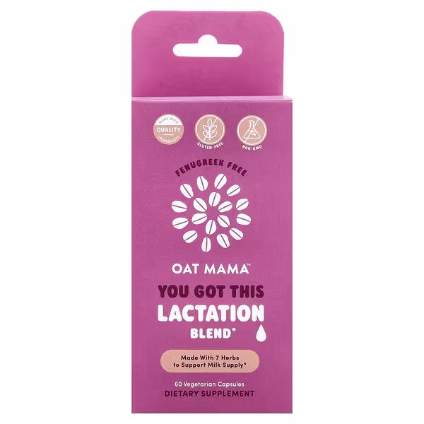 Oat Mama, You Got This Lactation Blend, 60 Vegetarian Capsules