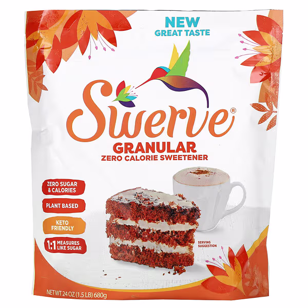 Swerve, Granular, Zero Calorie Sweetener, 24 oz (680 g)