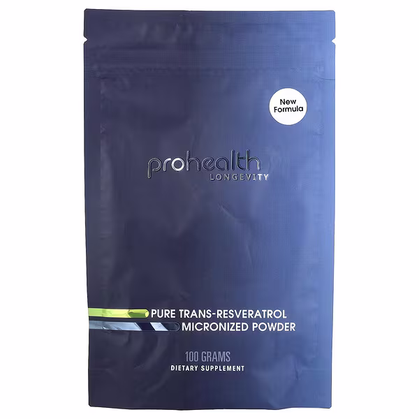 ProHealth Longevity, Pure Trans-Resveratrol Micronized Powder, 100 g