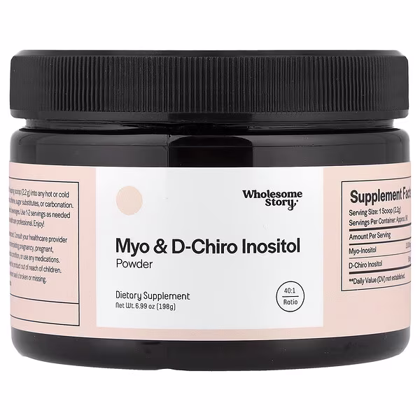 Wholesome Story, Myo & D-Chiro Inositol Powder, 6.99 oz (198 g)