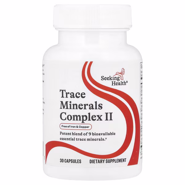 Seeking Health, Trace Minerals Complex II, 30 Capsules