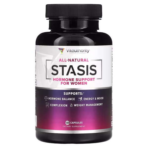 Vitauthority, Stasis Women's Natural Hormone Support, 120 Capsules