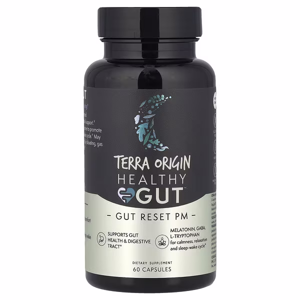 Terra Origin, Healthy Gut™ Reset PM, 60 Capsules