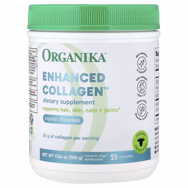 Organika, Enhanced Collagen™, Original / Flavorless , 17.64 oz (500 g)
