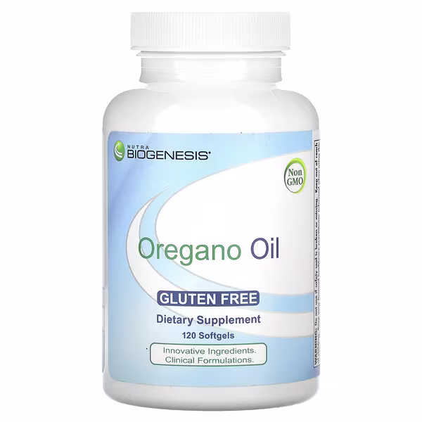 Nutra BioGenesis, Oregano Oil, 57 mg, 120 Softgels