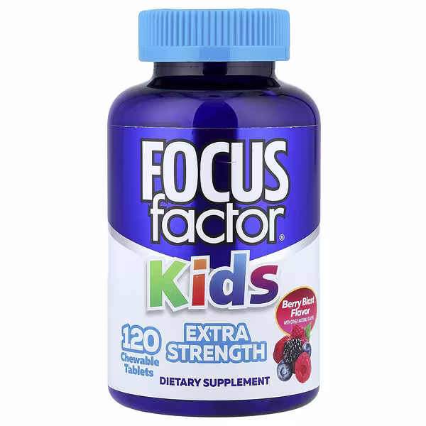 Focus Factor, Kids, Berry Blast, 120 Chewable Tablets