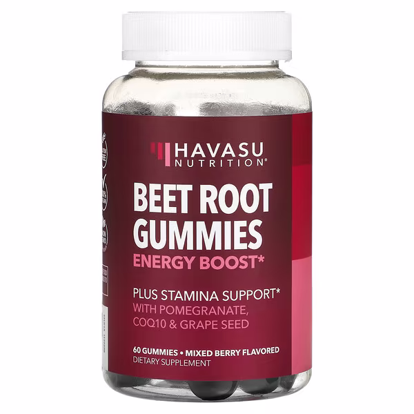 Havasu Nutrition, Beet Root Gummies, Mixed Berry, 60 Gummies