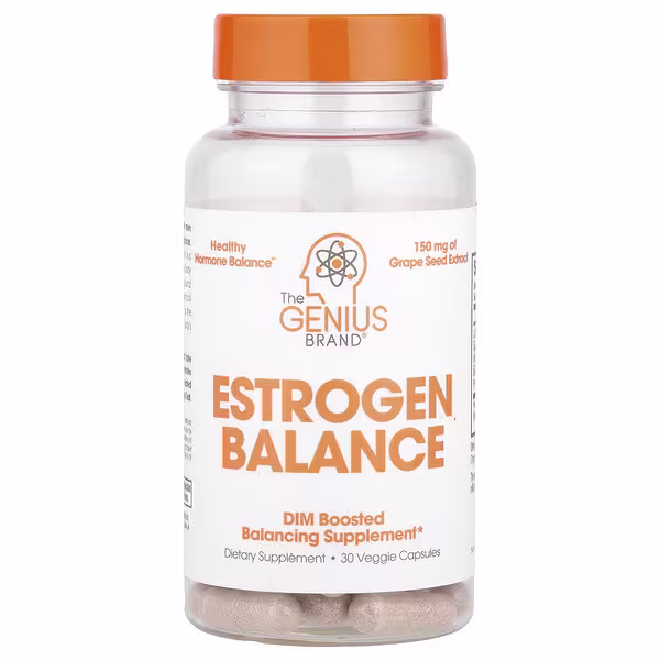 The Genius Brand, Estrogen Balance, 30 Veggie Capsules