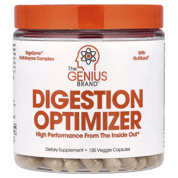 The Genius Brand, Digestion Optimizer, 135 Veggie Capsules