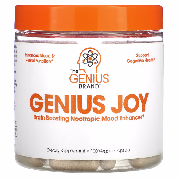 The Genius Brand, Genius Joy, 100 Veggie Capsules