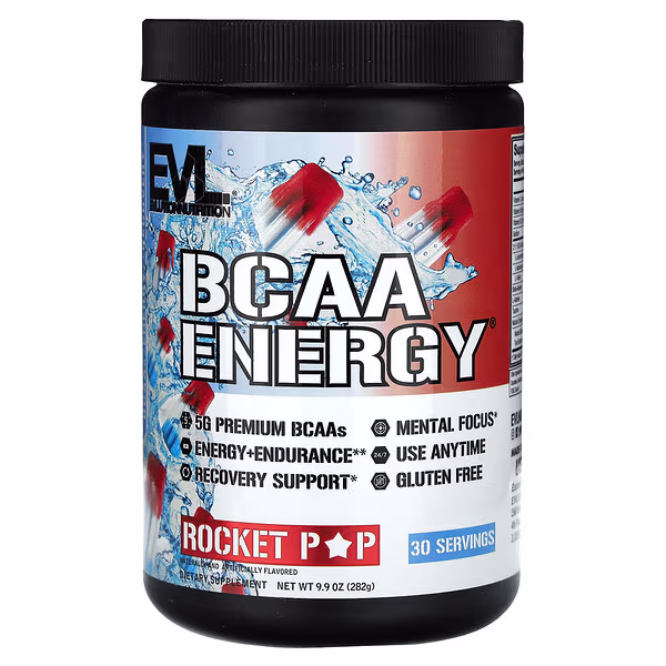 EVLution Nutrition, BCAA Energy®, Rocket Pop, 9.9 oz (282 g)