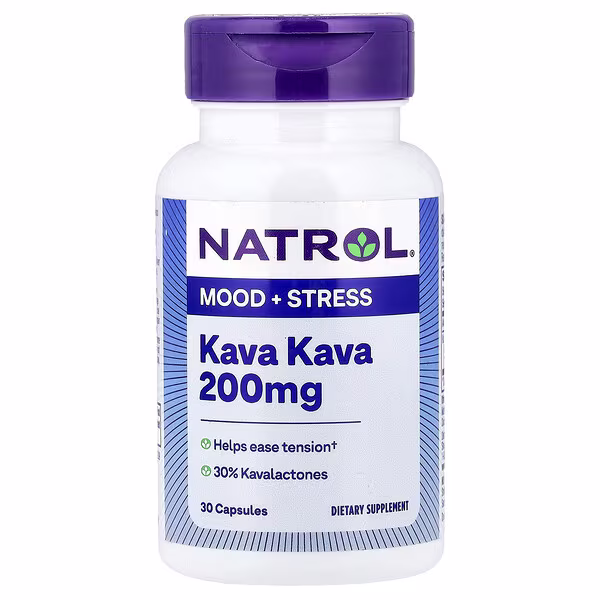 Natrol, Kava Kava, 200 mg, 30 Capsules