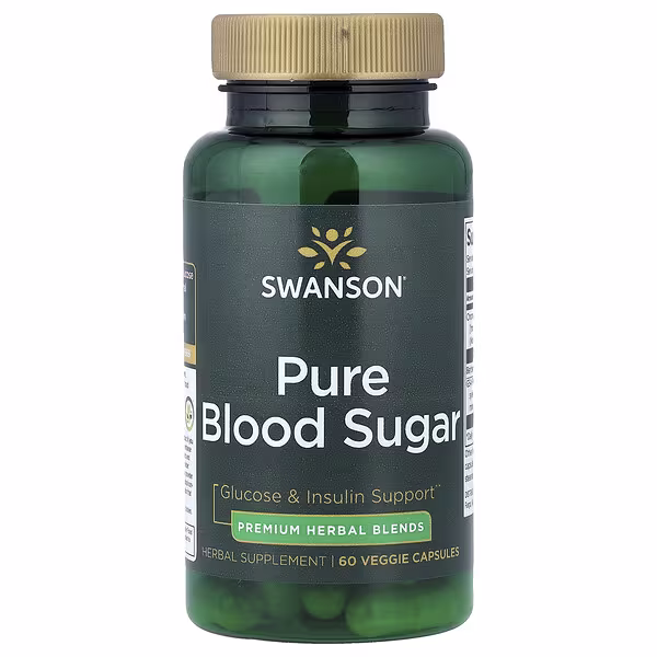 Swanson, Pure Blood Sugar , 60 Veggie Capsules