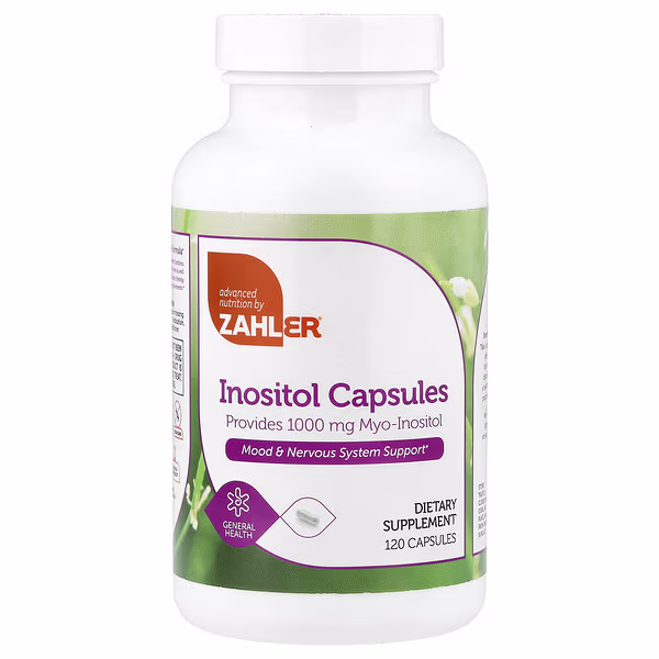 Zahler, Inositol, 1,000 mg , 120 Capsules