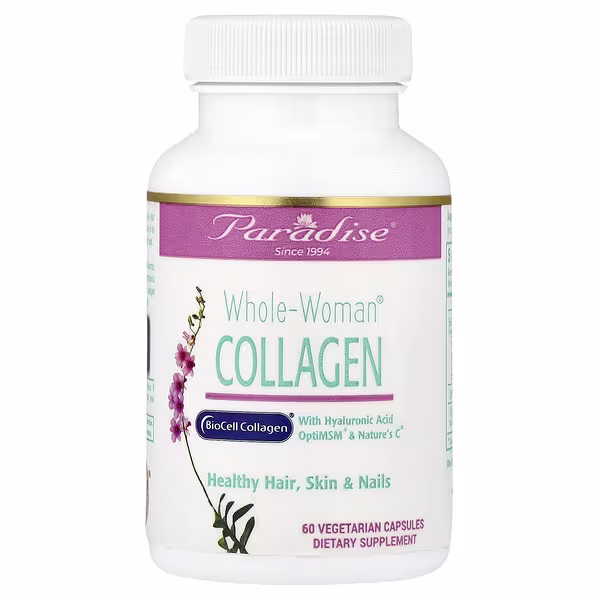 Paradise Herbs, Whole-Woman® Collagen, 60 Vegetarian Capsules