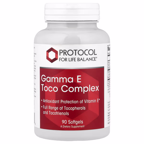 Protocol for Life Balance, Gamma E Toco Complex, 90 Softgels