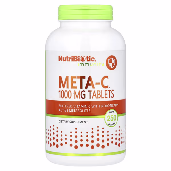 NutriBiotic, Immunity,  Meta-C® , 250 Vegan Tablets