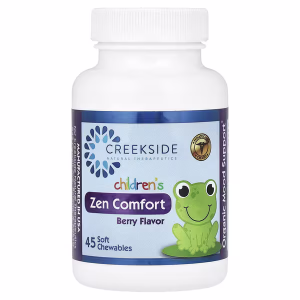 Creekside Natural Therapeutics, Children's Zen Comfort, Berry, 45 Soft Chewables