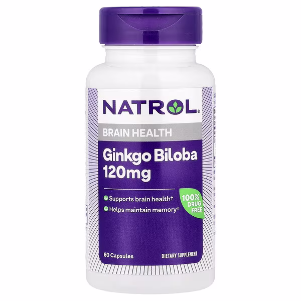 Natrol, Ginkgo Biloba, 60 Capsules