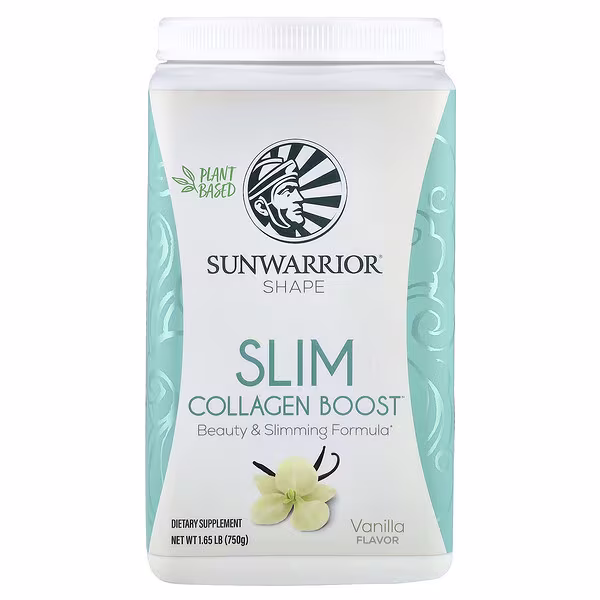 Sunwarrior, Shape, Slim Collagen Boost™, Vanilla, 1.65 lb (750 g)