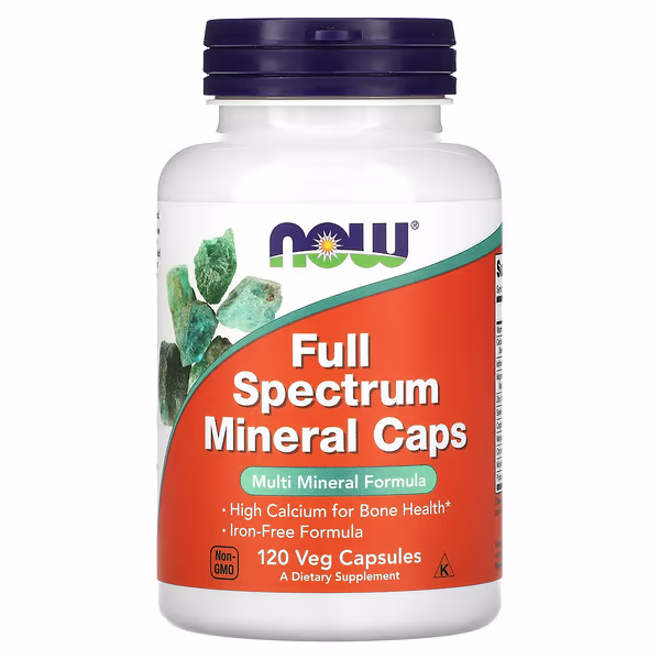 NOW Foods, Full Spectrum Mineral Caps, 120 Veg Capsules