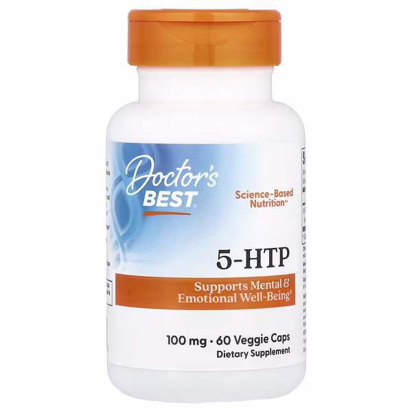 Doctor's Best, 5-HTP, 100 mg, 60 Veggie Caps