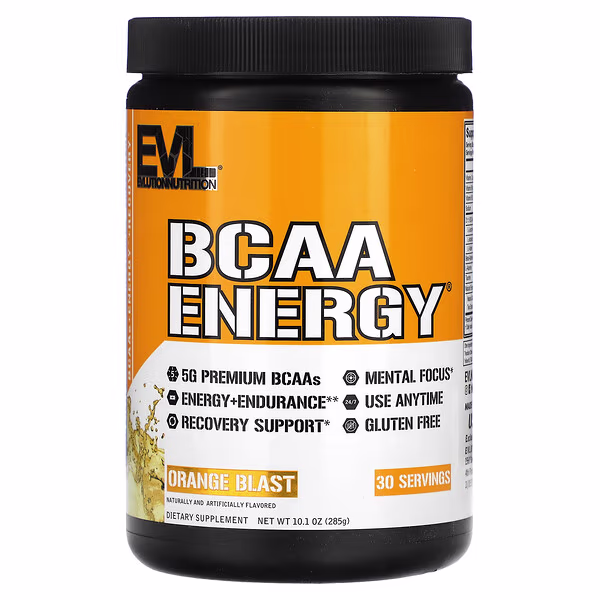 EVLution Nutrition, BCAA Energy®, Orange Blast, 10.1 oz (285 g)