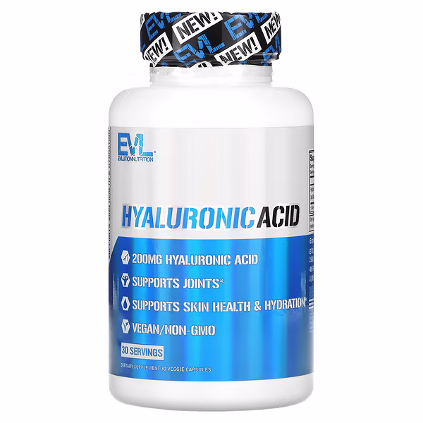 EVLution Nutrition, Hyaluronic Acid, 200 mg, 30 Veggie Capsules