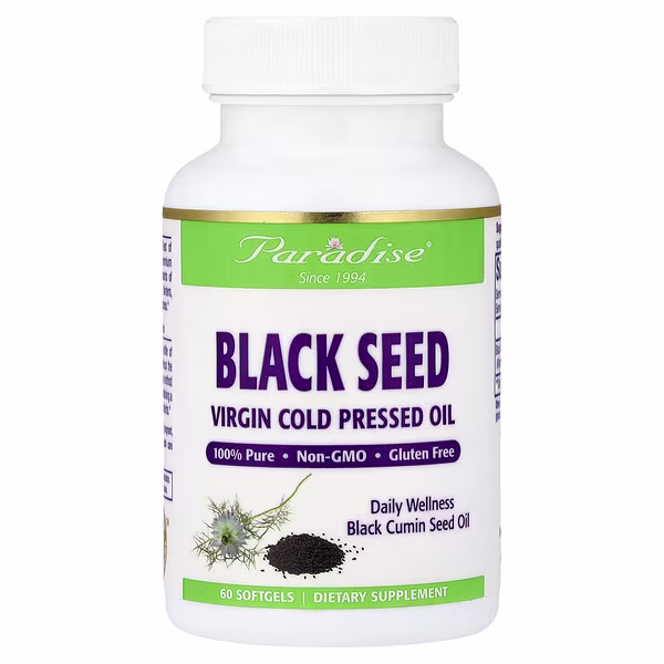 Paradise Herbs, Black Seed, 60 Softgels (500 mg per Softgel)