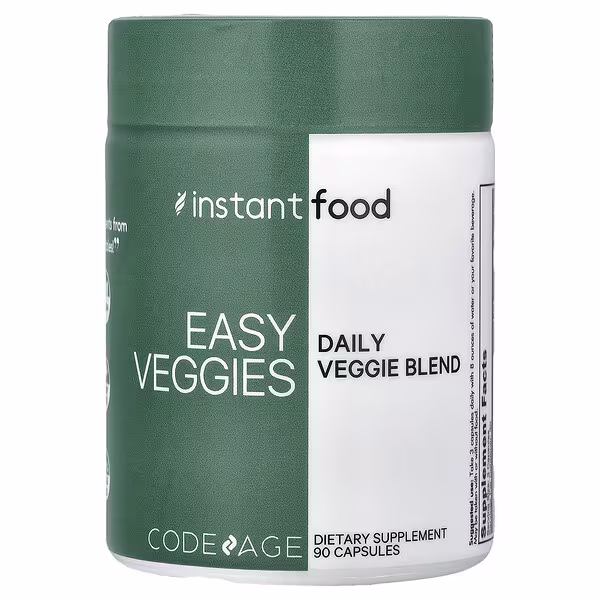 Codeage, Instant Food, Easy Veggies, Daily Veggie Blend, 90 Capsules