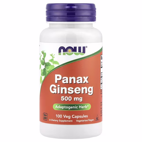 NOW Foods, Panax Ginseng , 500 mg, 100 Veg Capsules