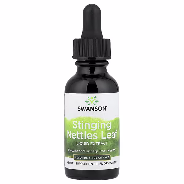 Swanson, Stinging Nettles Leaf Liquid Extract, Alcohol & Sugar Free, 1 fl oz (29.6 ml)