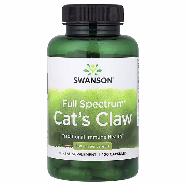 Swanson, Full Spectrum® Cat's Claw, 500 mg, 100 Capsules