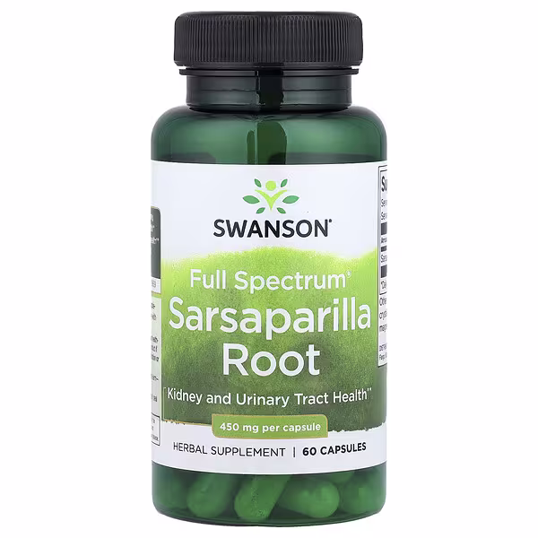 Swanson, Full Spectrum® Sarsaparilla Root, 450 mg, 60 Capsules