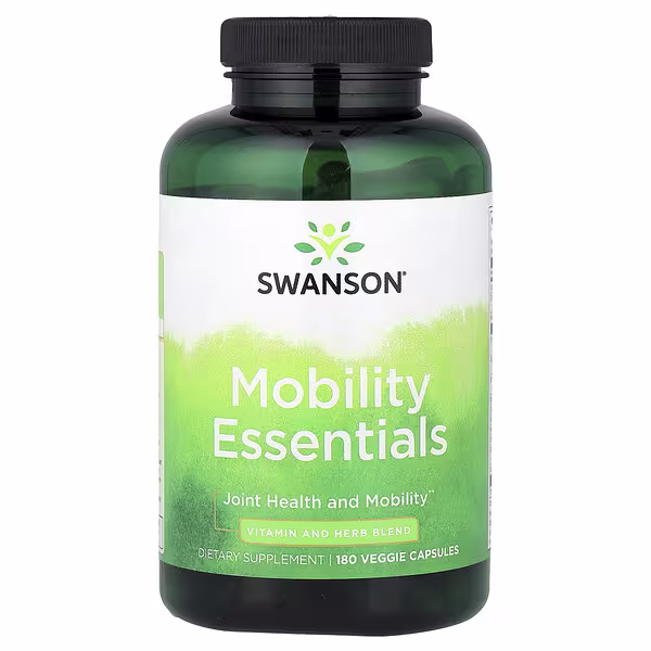 Swanson, Mobility Essentials, 180 Veggie Capsules