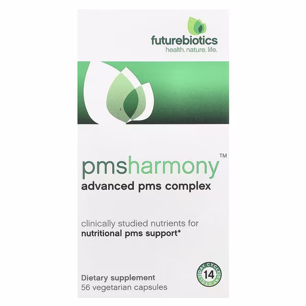 Futurebiotics, PMSHarmony™, Advanced PMS Complex, 56 Vegetarian Capsules