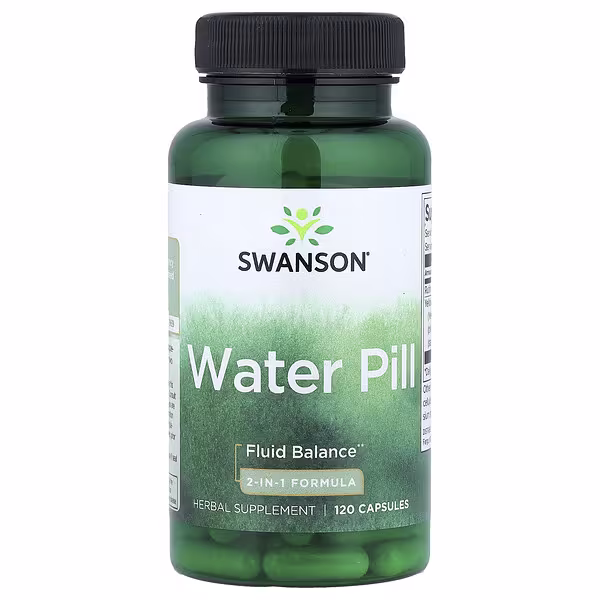 Swanson, Water Pill, 120 Capsules