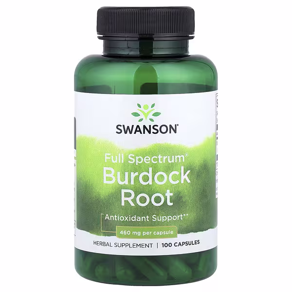 Swanson, Full Spectrum® Burdock Root, 100 Capsules (460 mg per Capsule)