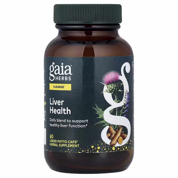 Gaia Herbs, Liver Health, 60 Liquid Phyto-Caps®