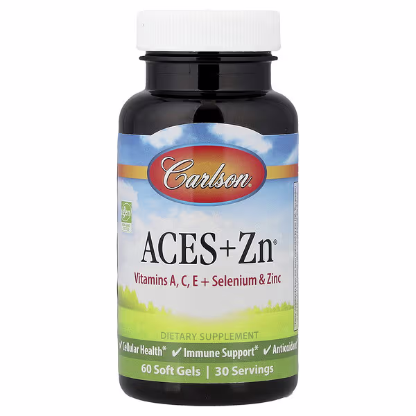 Carlson, Aces + Zn®, 60 Soft Gels