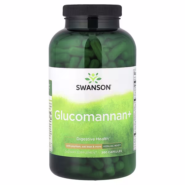 Swanson, Glucomannan+, 300 Capsules