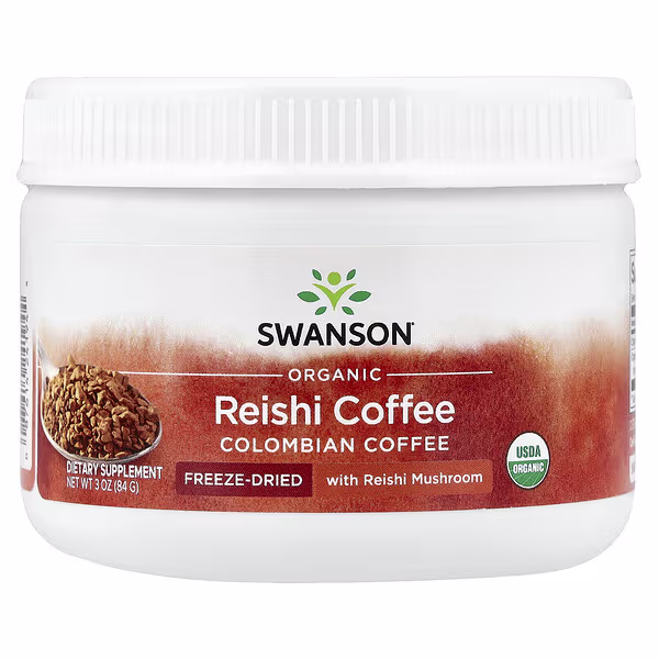 Swanson, Organic Reishi Coffee, Colombian, 3 oz (84 g)