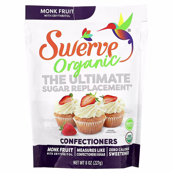 Swerve, Organic The Ultimate Sugar Replacement, Confectioners, 8 oz (227 g)