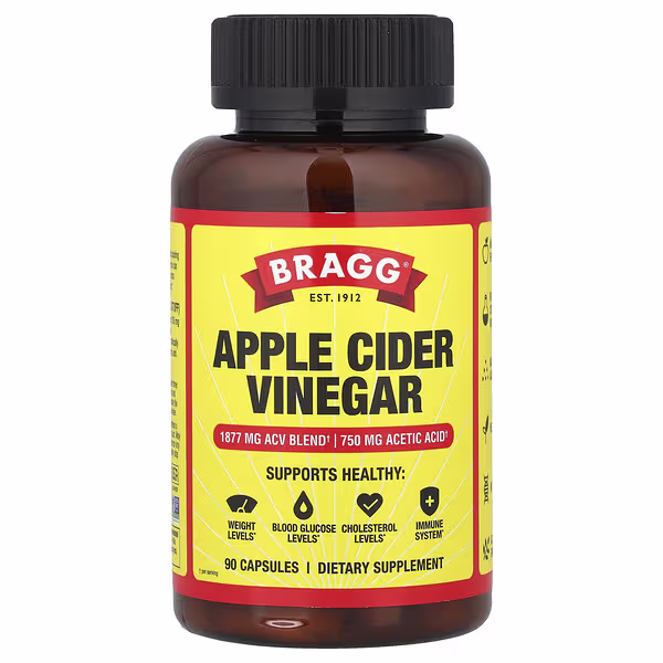 Bragg, Apple Cider Vinegar , 90 Capsules