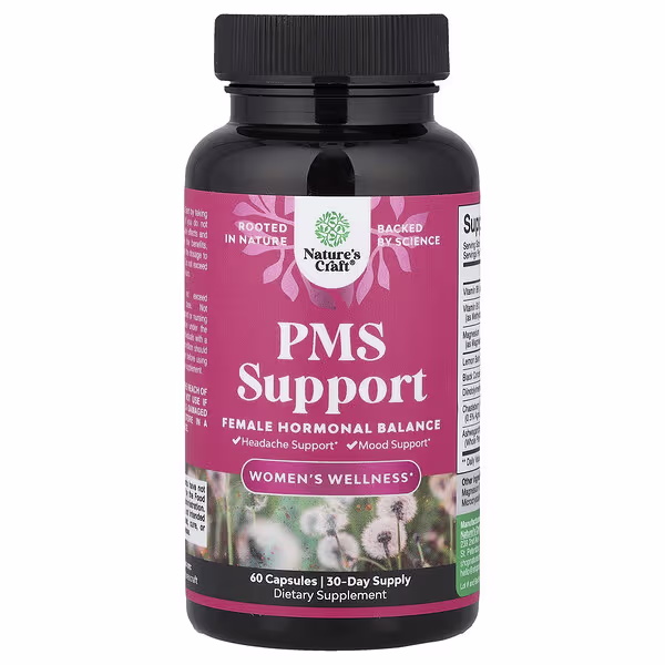Nature's Craft, Women's Wellness, PMS Support, 60 Capsules