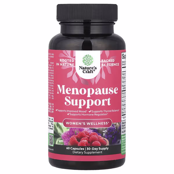 Nature's Craft, Women's Wellness, Menopause Support, 60 Capsules