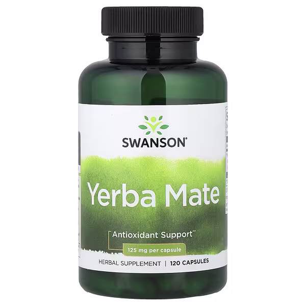 Swanson, Yerba Mate, 120 Capsules (125 mg Per capsule)
