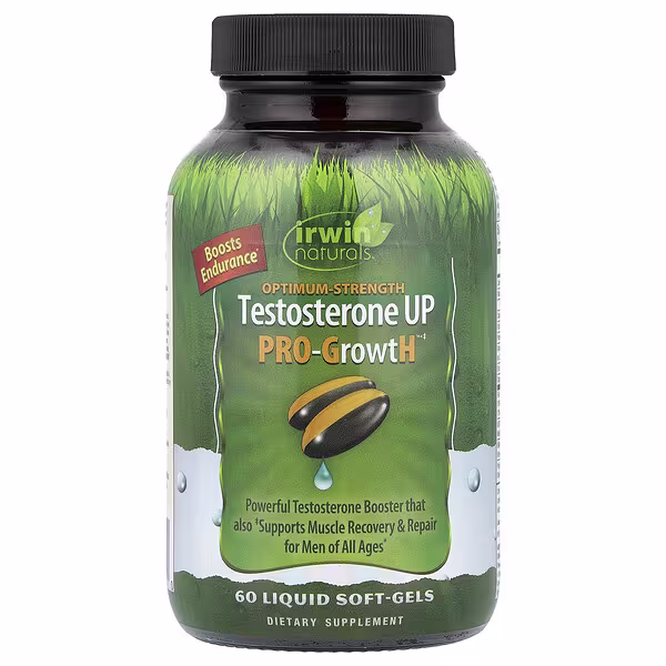 Irwin Naturals, Optimum-Strength Testosterone UP Pro-GrowtH™, 60 Liquid Soft-Gels